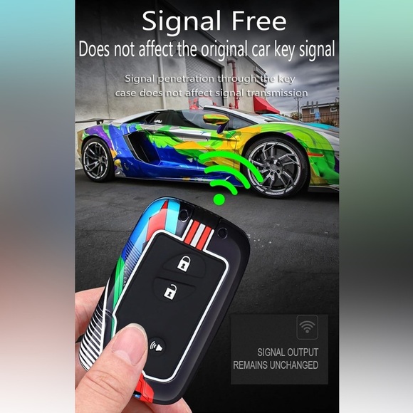 Kunio | NIB sporty Lexus Zinc Alloy Frame Luminous Effect Key Cover w/keychain - Picture 14 of 16